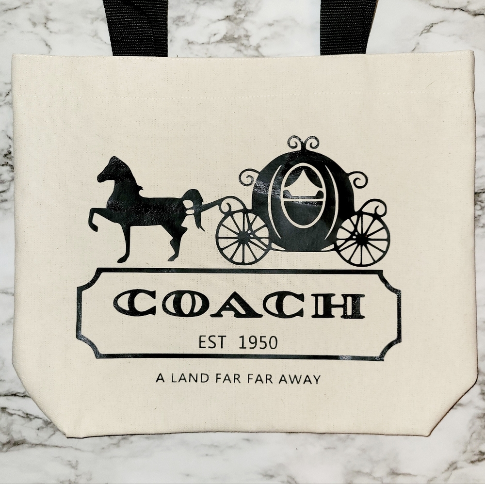 Disney Coach ReuseableTote Bag Handmade